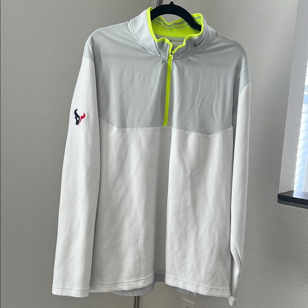 Nike Golf Texans Quarter Zip Pullover